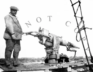 ANTIKES 8X10 REPRO FOTOGRAFIE 30ER JAHRE WALFANG HARPUNE SCHÜTZE # 2 SEHR COOL - Bild 1 von 1