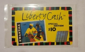 USPS Liberty Cash Special Kwanzaa Edition card with phamplet SEALED. Exp 1998 - Picture 1 of 4