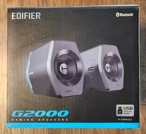 Edifier G2000 Bluetooth Gaming Speakers with RGB Lighting 2-Piece(#83) - Picture 1 of 3