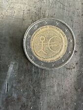 Moneta rara da 2 euro della bundesrepublik deutschland WWU 1999-2009 zecca G