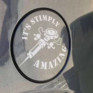 VAULT-TEC logo Fallout inspired Die cut fuel cap cover decals Car accessories - Picture 1 of 11
