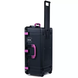 Black & Magenta Pelican 1626 air case. No foam. Comes with wheels. - Picture 1 of 4