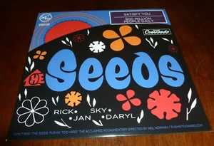 SEEDS  7" 45 RPM PS SATISFY YOU/900 MILLION PEOPLE DAILY SKY SAXON RE CRESCENDO - Picture 1 of 4