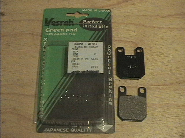 PASTILLA DE FRENO VESRAH EBC FA115 RIEJU HUSQVARNA PEUGEOT XP XPS APRILIA BETA Foto 1 de 1