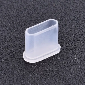 10X Type-C Dust Plug USB Charging Port Protector Silicone Cover for Smart Ph _ha - Afbeelding 1 van 12