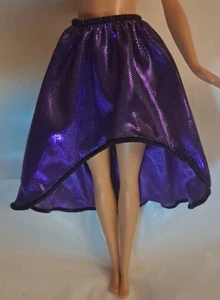 Asymmetrischer Barbie Rock Metallic Lila - Bild 1 von 4
