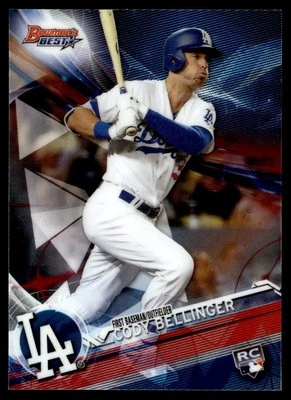 2017 BOWMAN'S BEST CODY BELLINGER LOS ANGELES DODGERS #65 - Image 1 of 2