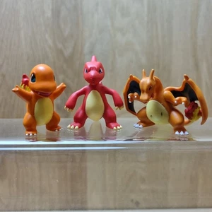 Figuras Pokemon Tomy Charmander Charmeleon y Charizard Generación 1 Nintendo  - Imagen 1 de 13