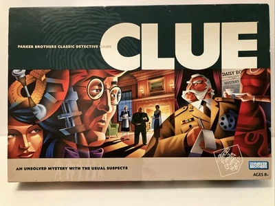 Clue - Parker Brothers - Classic Detective Board Game - Complete - Vintage 2002 - Image 1 of 4