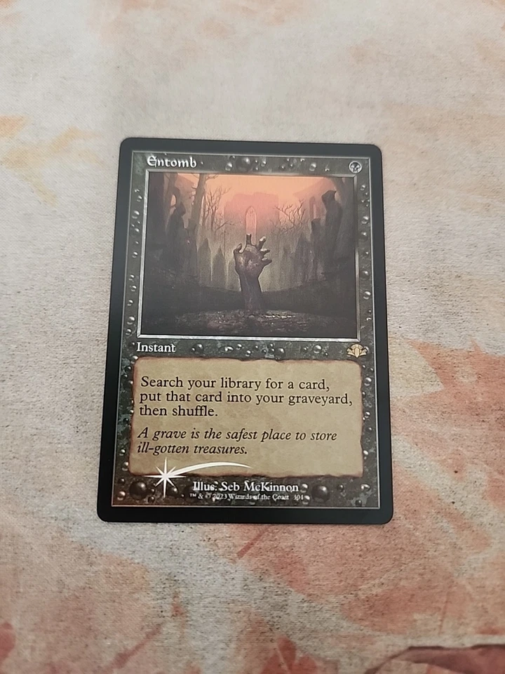 Entomb Retro Frame Foil Dominaria Remastered MTG NM - Image 1 of 1
