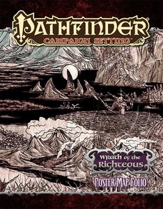Pathfinder RPG Wrath of the Righteous Campaign Setting Poster Map Folio PZO9266 - Picture 1 of 4