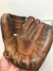 Guanto da baseball vintage NOKONA professionale in pelle di mucca Fieldrite anni '50 - Foto 1 di 3
