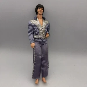 MATTEL Vintage 1976 Donny Osmond Puppe Lila Silber Schimmer OUTFIT - Bild 1 von 5