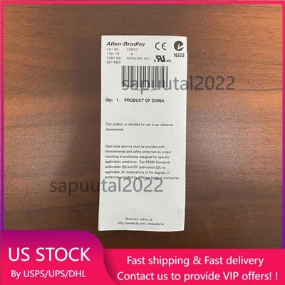 Módulo de E/S Allen Bradley 1734-TB/A POINT BASE TERMINAL EE. UU. Impuestos gratuitos Foto 1 de 4