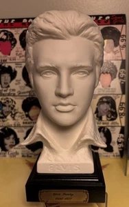 Goebel Bavaria W. Germany Elvis Presley Statue Bust Boxcar 1977 Vintage Statue - Picture 1 of 8