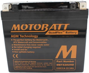 MotoBatt MBTX20UHD Akku 12V 21Ah - Vorgeladen und versiegelt Motobatt - Bild 1 von 8