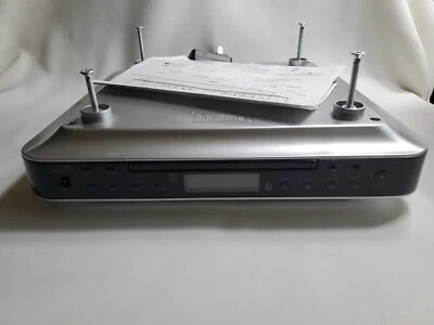 iLive Under Cabinet Wireless Blue Tooth/CD/FM Radio Music IKBC384S Tested Works - Image 1 of 4