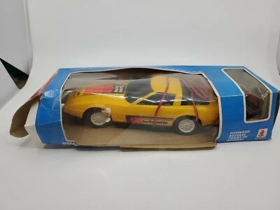 Remote Control Car Road Runner TurboVette Yellow Corvette CUMBERLAND TOYS untest - Image 1 of 4