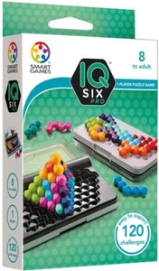 Smart Games - IQ Six Pro, Puzzle Game with 120 Challenges, 3 Playing Modes, 8+ Y - Picture 1 of 5