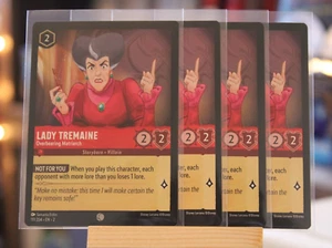 Disney Lorcana PlaySet- Lady Tremaine Overbearing Matriarch -111/204 NON-Foil x4 - Picture 1 of 1