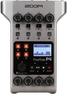 NEW Zoom PodTrak P4 Portable Multitrack Podcast Handy Recorder - Image 1 of 4