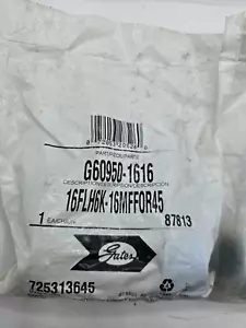 Gates Code 62 O-Ring Flange Heavy to Male Flat Face O-Ring G60950-1616 - Picture 1 of 6