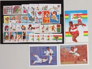 ÁFRICA 1987 / 88 OLÍMPICOS, XF Cpl montada sin montar o nunca montada** Colección, Ghana Senegal Zambia ++Malí - Imagen 1 de 1