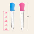 Silicone 12cm Eyedropper Pipettes Transfer Plastic Non-toxic For Baby Infants