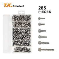 2 Packs of 195 The Hillman Group 591518 Small Machine Screws with Nuts Assortment,