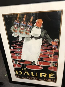 Reprint Vintage French Alcohol Poster "Le Daure Aperitif" by Lotti 1980's - Picture 1 of 12