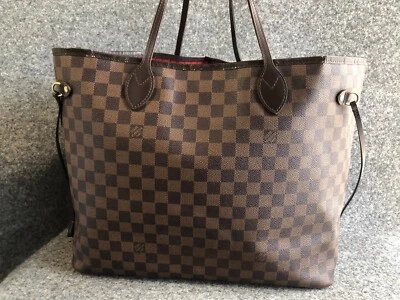 Auténtico bolso de mano Louis Vuitton Neverfull GM Damier Level N51106 molde antiguo Foto 1 de 4
