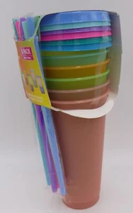 Manna Color Changing Tumbler Cups & Straws 24 oz Lids Cold Set Of 6 NIP - Picture 1 of 6