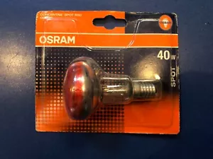 Osram CONCENTRA 40W E14 230V REFLEKTORLAMPE R50 STRAHLER SPOT 30° ROT - Bild 1 von 2