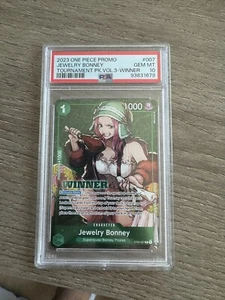 PSA 10 One Piece Jewelry Bonney ST02-007 Tournament Pack Vol. 3 Winner - Picture 1 of 2