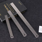 3Pcs Stainless Steel Ruler for Engineering School Office 15cm/20cm/3 HyY E~;z