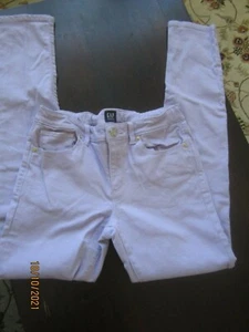 EUC GAP Denim Girls Purple Pants Size 14 Regular Stretch Super Skinny - Picture 1 of 3