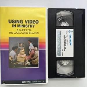 Concordia Ministry VHS TAPE 1980s Christian Private Press Rare Sampleable - Imagen 1 de 2