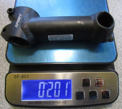 Bontrager Sport threadless stem 115mm 1 1/8 1" 12.5 degrees 208 grams MTB - Image 1 of 4