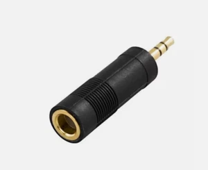 (3) 3.5mm Male Plug to 6.35mm 1/4 Inch Female Jack Stereo Audio Adapters - Picture 1 of 1