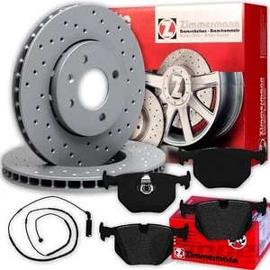 Zimmermann SPORT BREMSSCHEIBEN + BELÄGE HINTEN passend für BMW 3er E46 330i/d - Afbeelding 1 van 4