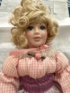 Vintage Sammlerstücke Bo Peep 12 Zoll Porzellanpuppe gebraucht. Toll sauber. - Bild 1 von 5