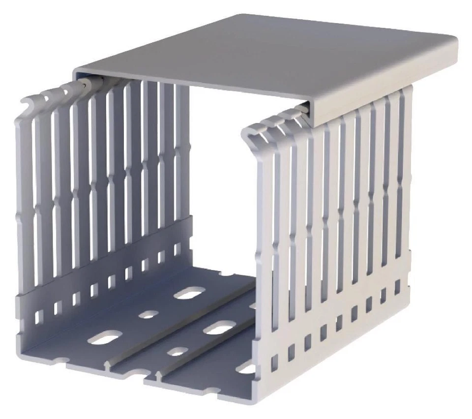 Conducto De Cableado PVC, 80x80mm, 2m, Gris - 1SET411023R0000 - Imagen 1 de 1