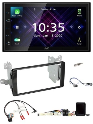 JVC DAB 2DIN Lenkrad Bluetooth USB Autoradio für Mitsubishi Outlander 19-24 akti - Bild 1 von 4