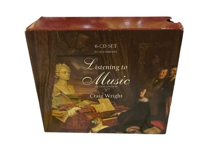 6-CD SET To Accompany Listening to Music Second Edition Craig Wright - Image 1 of 4