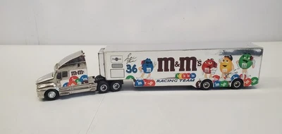 Camión remolque tractor Kenworth Racing Champions M&Ms Racing Team plateado '98 raro Foto 1 de 4