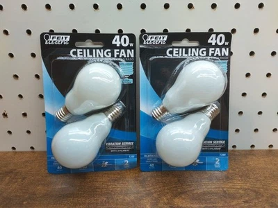 Bombilla Ventilador Techo 4ct Feit Eléctrico 40w A15 Blanco Suave 2x Pack de 2 Foto 1 de 4