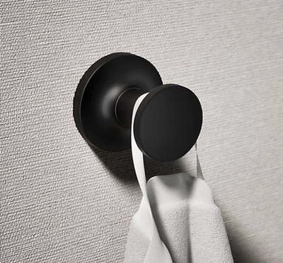 Nuevo gancho sellado para bata Kohler Purist K-14443 - negro mate Foto 1 de 4