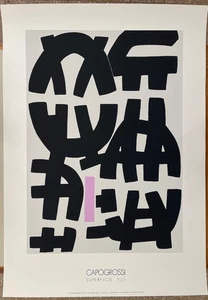 GIUSEPPE CAPOGROSSI, SUPERFICIE 335, 1959', RARE 1988 SERIGRAPH PRINT - Picture 1 of 6