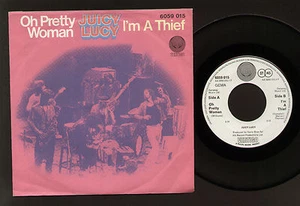 7" JUICY LUCY OH PRETTY WOMAN / I'M A THIEF GERMANY SWIRL VERTIGO 1970 BLUES - Picture 1 of 1