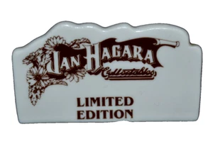 Artista JAN HAGARA Distribuidor de Porcelana Placa Edición Limitada De Colección 1983 ¡Firmado! - Imagen 1 de 3